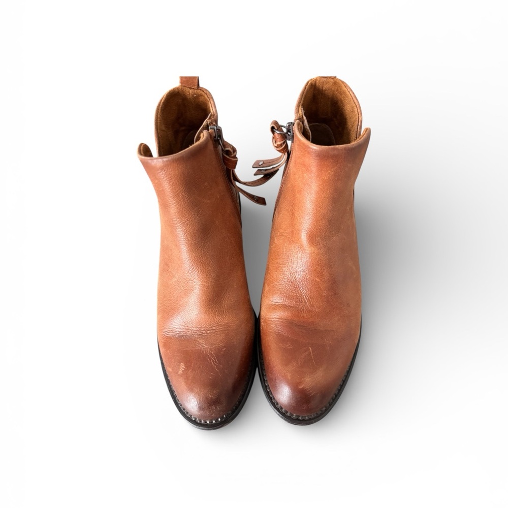Brown Leather Ankle Boots